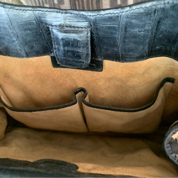 Nancy Gonzalez Leopard and Crocodile Handbag - Picture 6 of 14